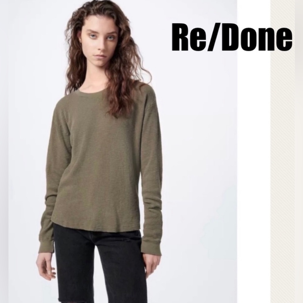 💚NWOT LEVI’S RE/DONE THERMAL LONG SLEEVE TOP